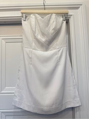 NWT LILLY PULITZER KYLO WHITE STRAPLESS ROMPER MINI DRESS 2 $228 RET